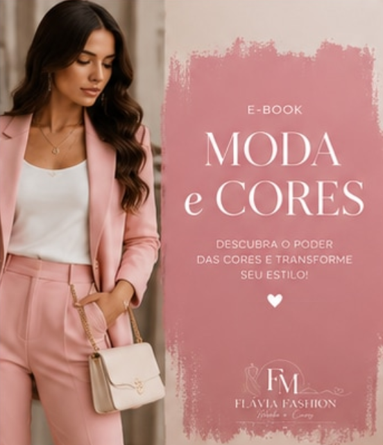 Capa do e-book Moda e Cores da Flávia Fashion